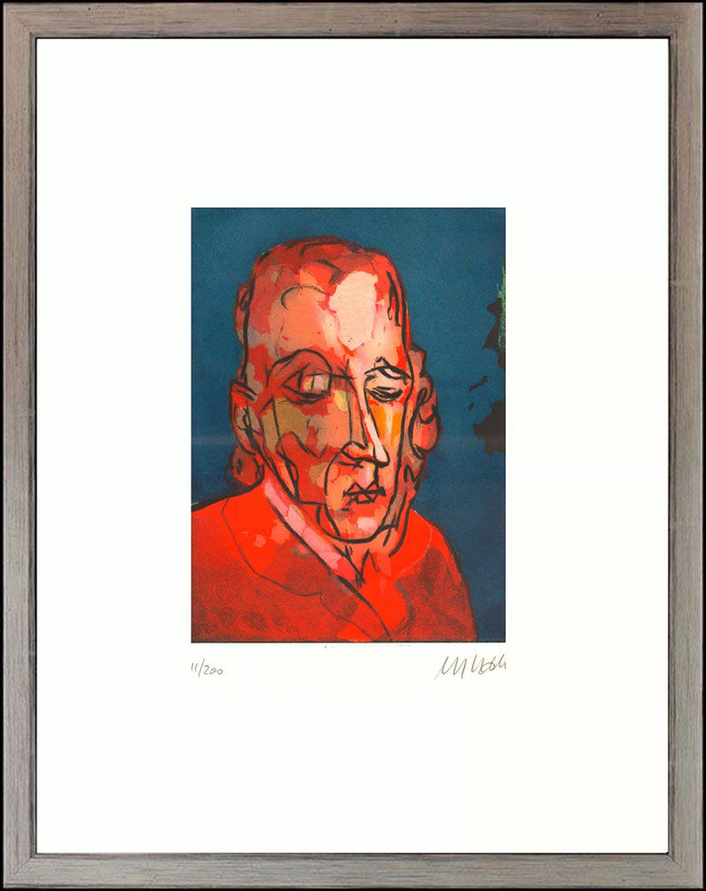 Armin Mueller-Stahl - Armer Poet - Original Radierung - limitiert und handsigniert