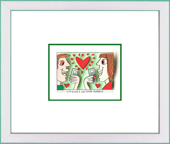 james-rizzi-im-glad-i-got-your-number-gerahmt-kunst-3d
