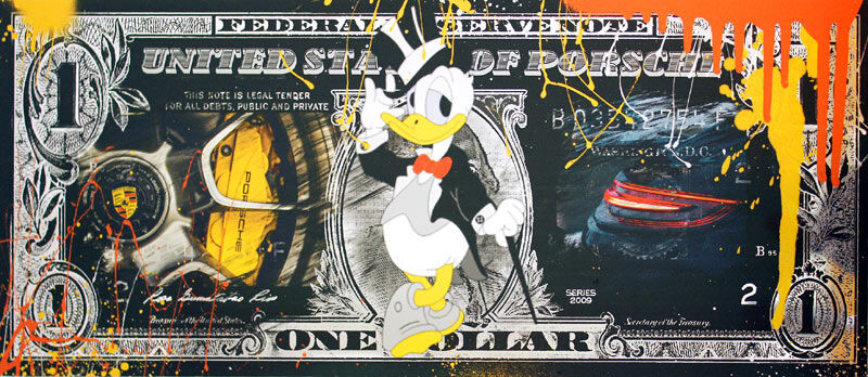 SKYYLOFT - Porsche Donald Duck Smoking Dollar SKYYLOFT - Porsche Donald Duck Smoking Dollar