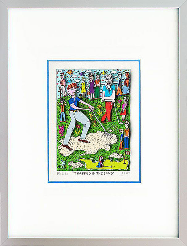 james-rizzi-trapped-in-the-sand-gerahmt-kunst-3d james-rizzi-trapped-in-the-sand-gerahmt-kunst-3d