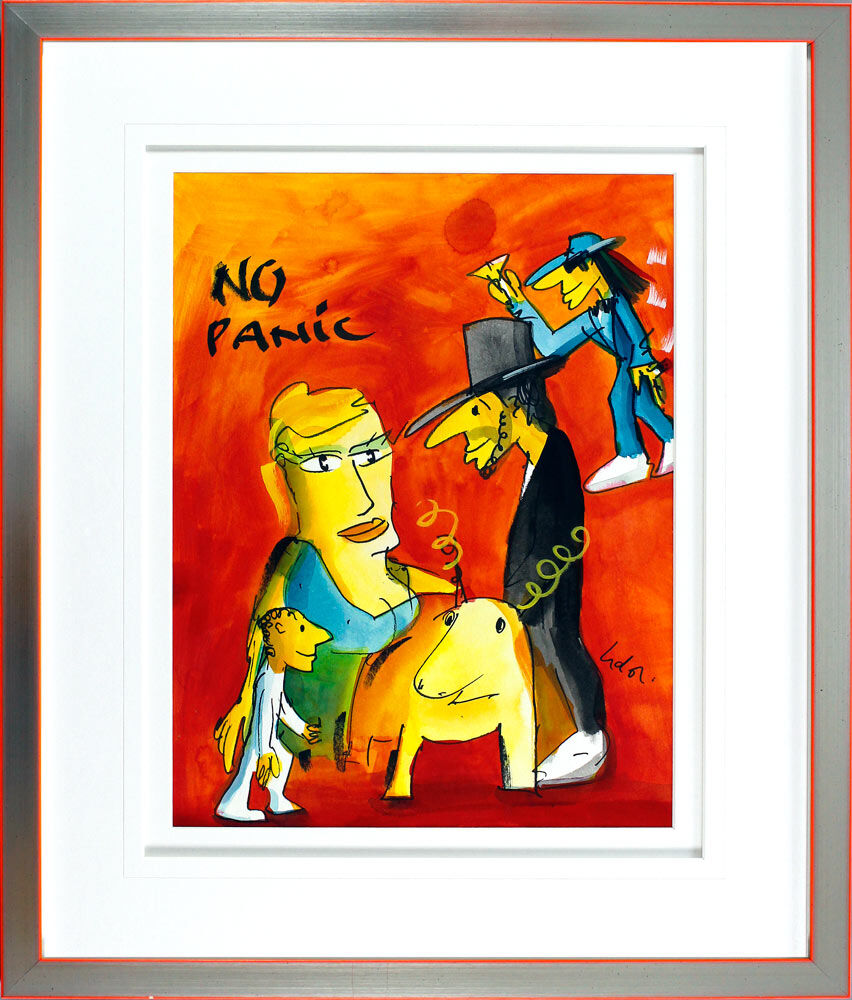 udo-lindenberg-no-panic-unikat-silber-orange-gerahmt udo-lindenberg-no-panic-unikat-silber-orange-gerahmt