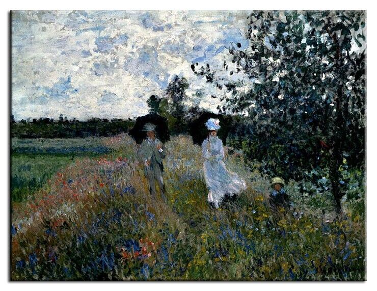 Claude Monet - Promenade bei Argenteuil