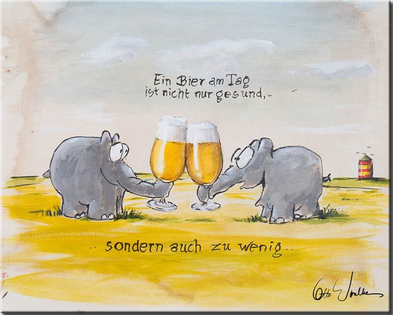 otto-waalkes-ein-bier-am-tag-ii-ungerahmt-ottifant otto-waalkes-ein-bier-am-tag-ii-ungerahmt-ottifant