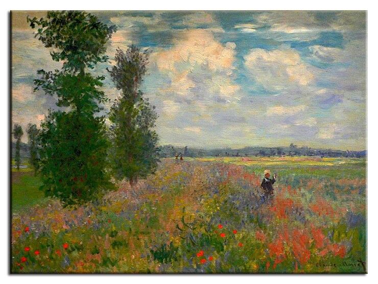 Claude Monet - Mohnfeld bei Argenteuil