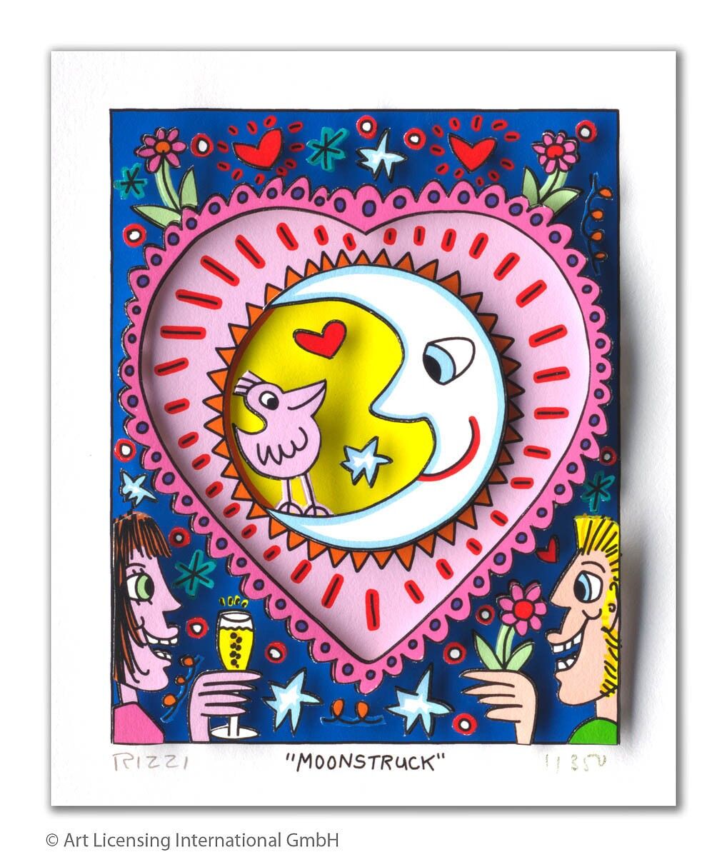 james-rizzi-moonstruck-ungerahmt-kunst-3d james-rizzi-moonstruck-ungerahmt-kunst-3d