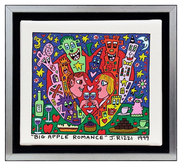 james-rizzi-big-apple-romance-gerahmt-kunst-2d james-rizzi-big-apple-romance-gerahmt-kunst-2d
