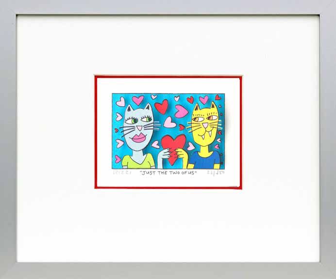 james-rizzi-just-the-two-of-us-rot-gerahmt