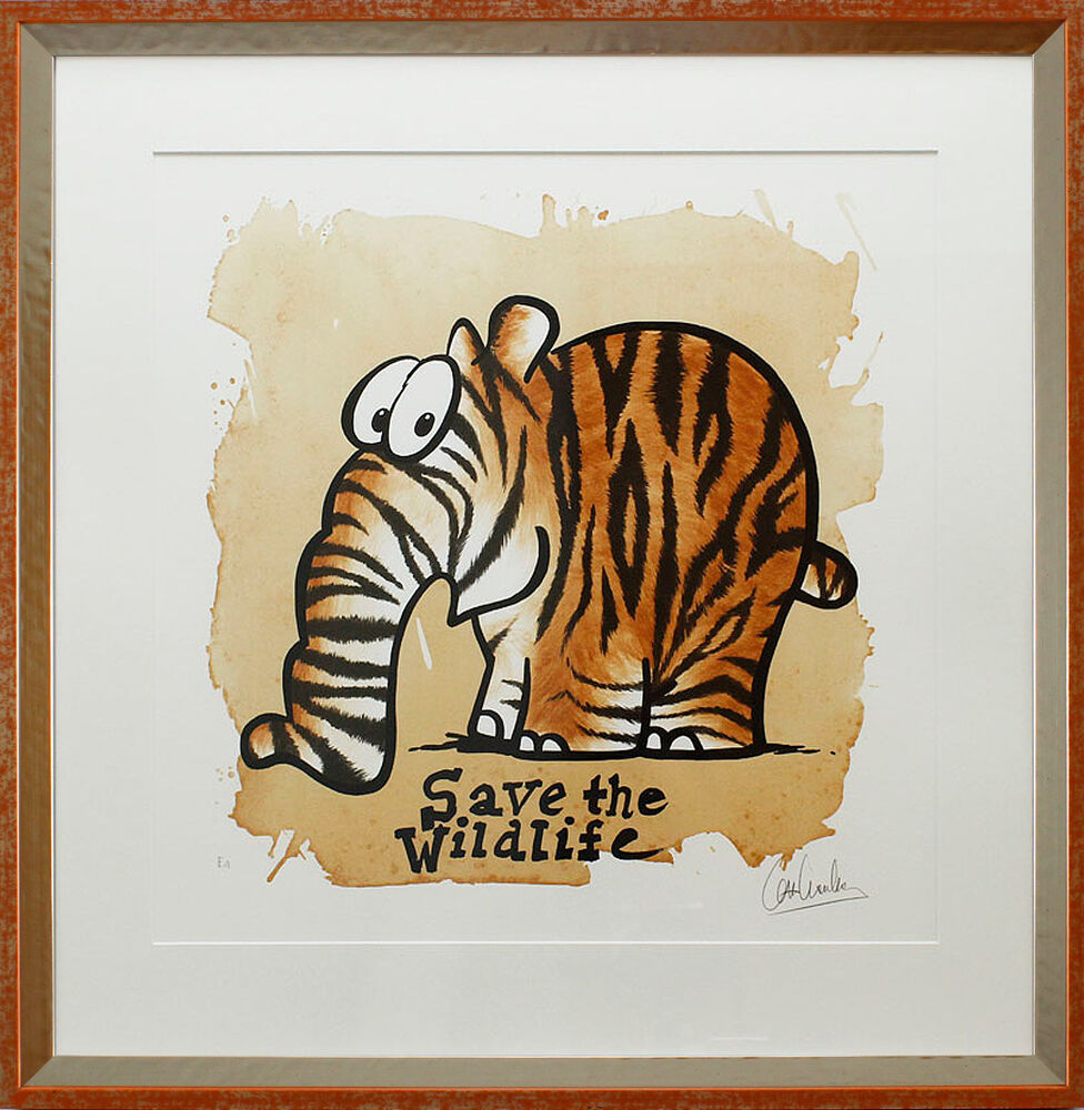 otto-waalkes-save-the-wildlife-gerahmt