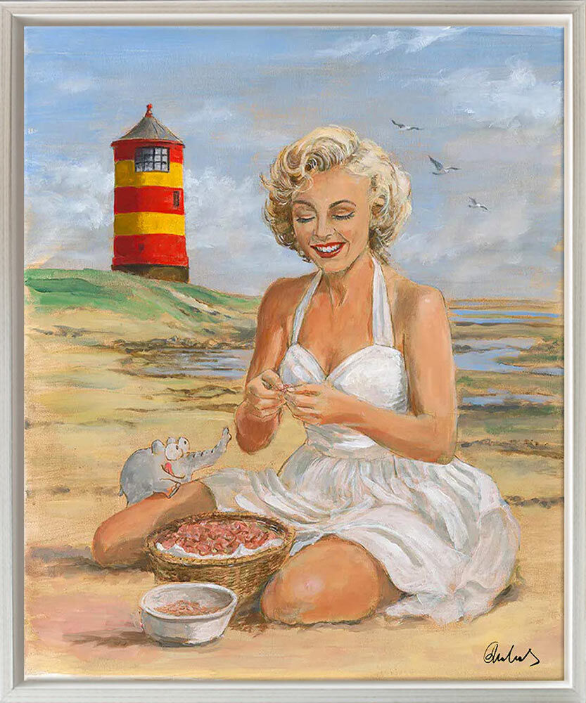otto-waalkes-die-krabbenpulerin-gerahmt