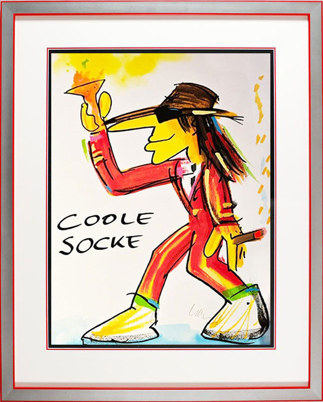 udo-lindenberg-coole-socke-gerahmt-handsigniert-kunst