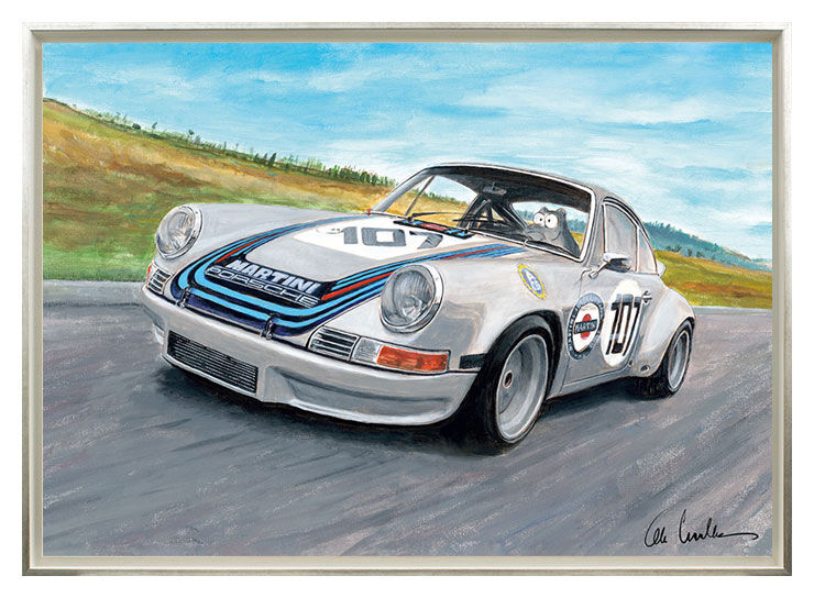 otto-waalkes-born-to-race-gerahmt-ottifant-porsche-martini