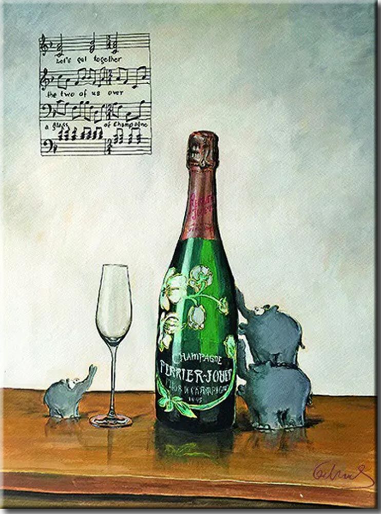 waalkes-glass-of-champagne-ungerahmt waalkes-glass-of-champagne-ungerahmt