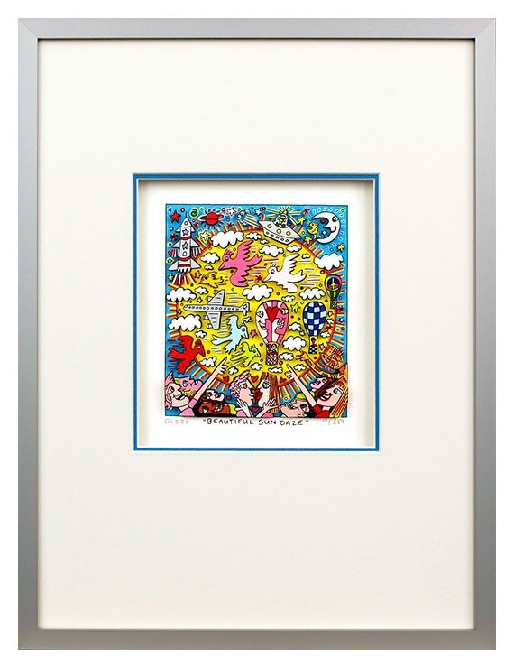 james-rizzi-beautiful-sun-daze-gerahmt-kunst-3d james-rizzi-beautiful-sun-daze-gerahmt-kunst-3d