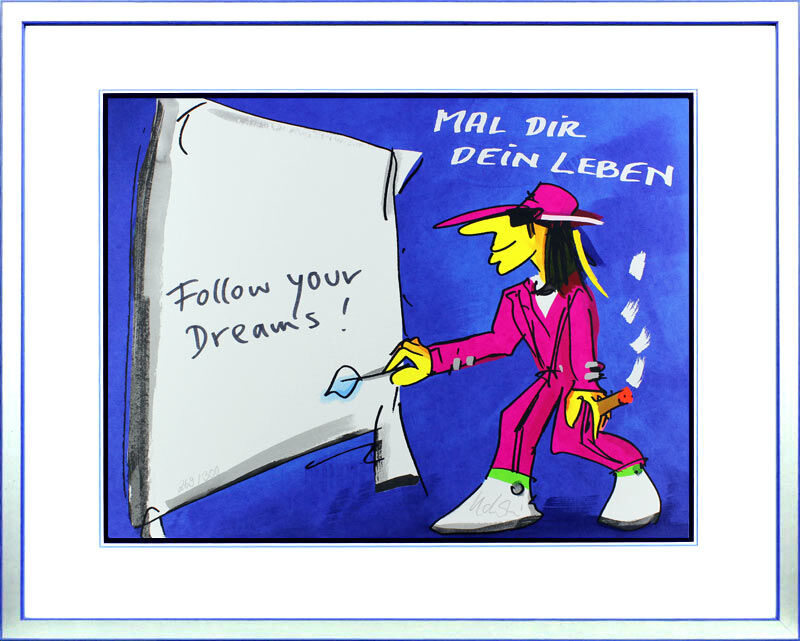 udo-lindenberg-mal-dir-dein-leben-gerahmt-follow-your-dreams-silber-blau udo-lindenberg-mal-dir-dein-leben-gerahmt-follow-your-dreams-silber-blau