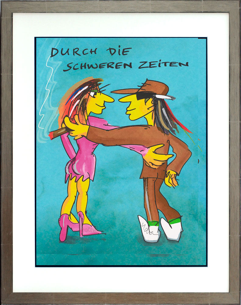 udo-lindenberg-peace-Durch-die-schweren-Zeiten-gerahmt-silberrahmen