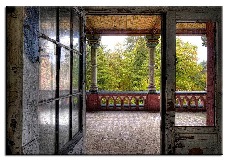 grischka georgiev Romantische Veranda Leinwandbilder Grischka Georgiev Bilder - Romantische Veranda - Leinwandbild