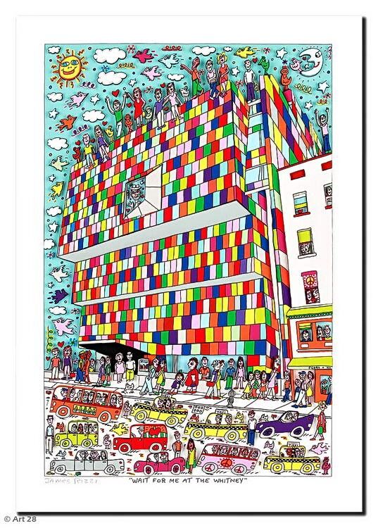 james-rizzi-wait-for-me-at-the-whitney-ungerahmt-kunst-3d james-rizzi-wait-for-me-at-the-whitney-ungerahmt-kunst-3d