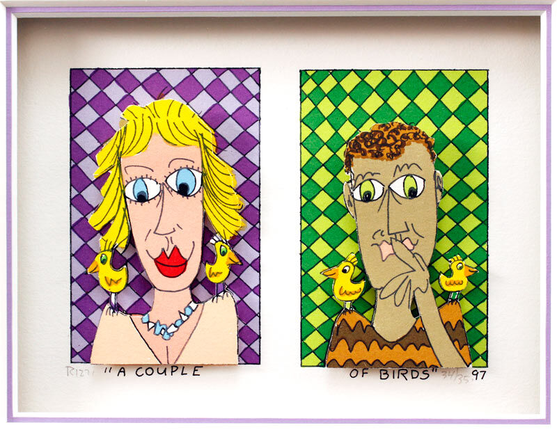 james-rizzi-a-couple-of-birds-detail james-rizzi-a-couple-of-birds-detail