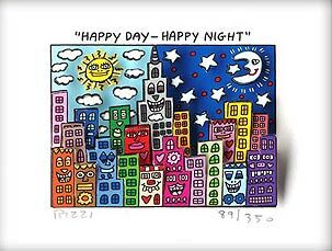 james-rizzi-happy-day-happy-night-ungerahmt james-rizzi-happy-day-happy-night-ungerahmt