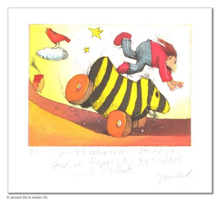 janosch-gegen-23-uhr-erreichen-wir-das-ziel-ungerahmt-kunst-radierung janosch-gegen-23-uhr-erreichen-wir-das-ziel-ungerahmt-kunst-radierung