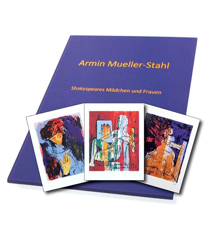 Armin Mueller-Stahl - SHAKESPEARES MÄDCHEN UND FRAUEN - Mappe mit 9 Bildern