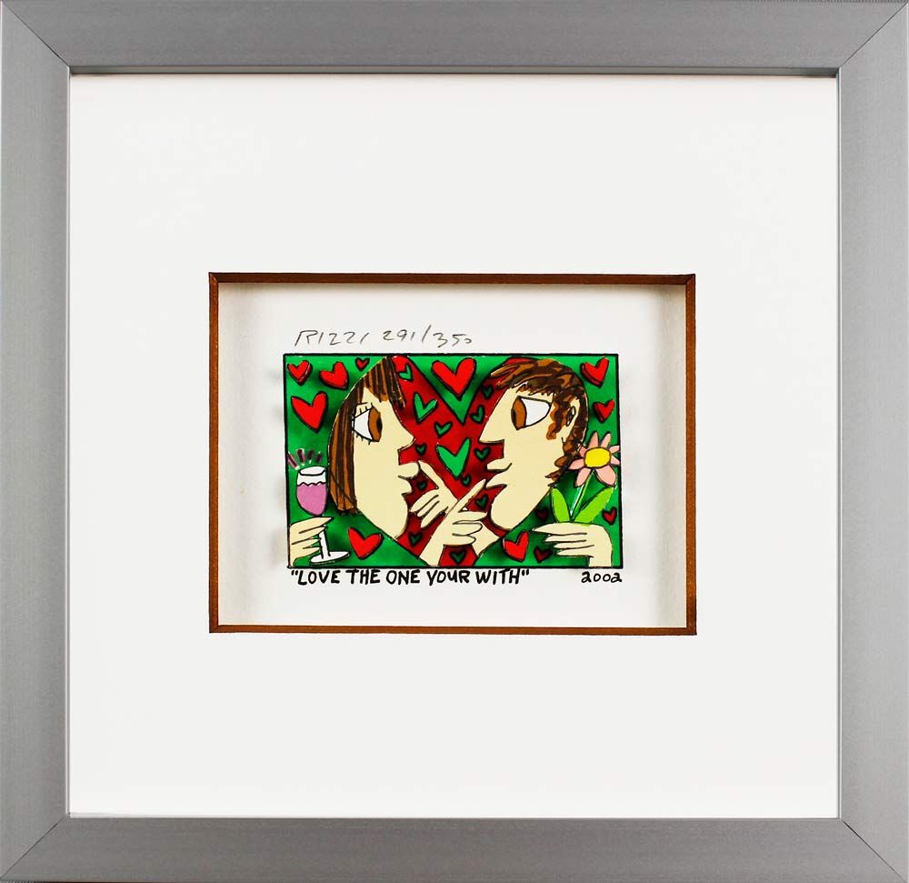 james-rizzi-love-the-one-your-with-gerahmt-aluminium