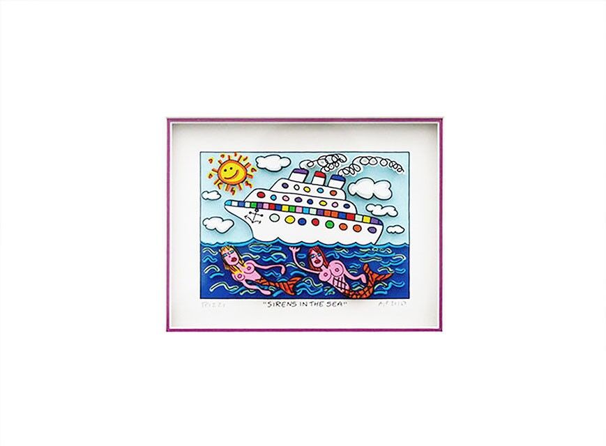 james-rizzi-sirens-in-the-sea-ungerahmt-kunst-3d james-rizzi-sirens-in-the-sea-ungerahmt-kunst-3d
