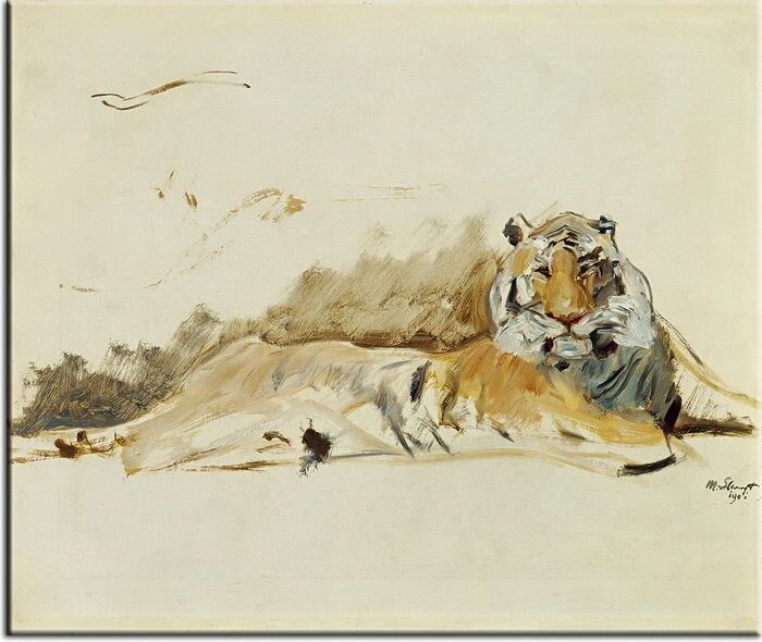 Max Slevogt ruhender Tiger