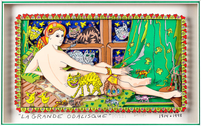 james-rizzi-la-grande-odalisque-alu-gerahmt-detail