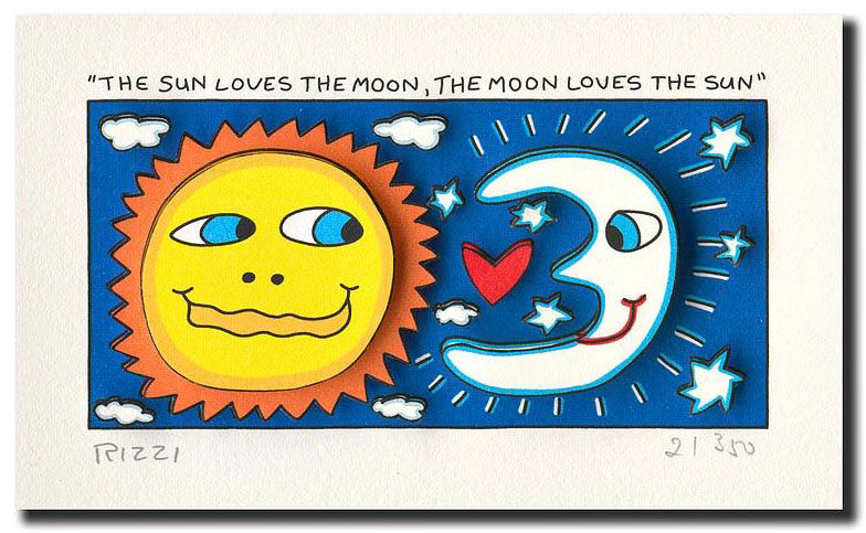 james-rizzi-the-sun-loves-the-moon-ungerahmt-kunst-3d james-rizzi-the-sun-loves-the-moon-ungerahmt-kunst-3d