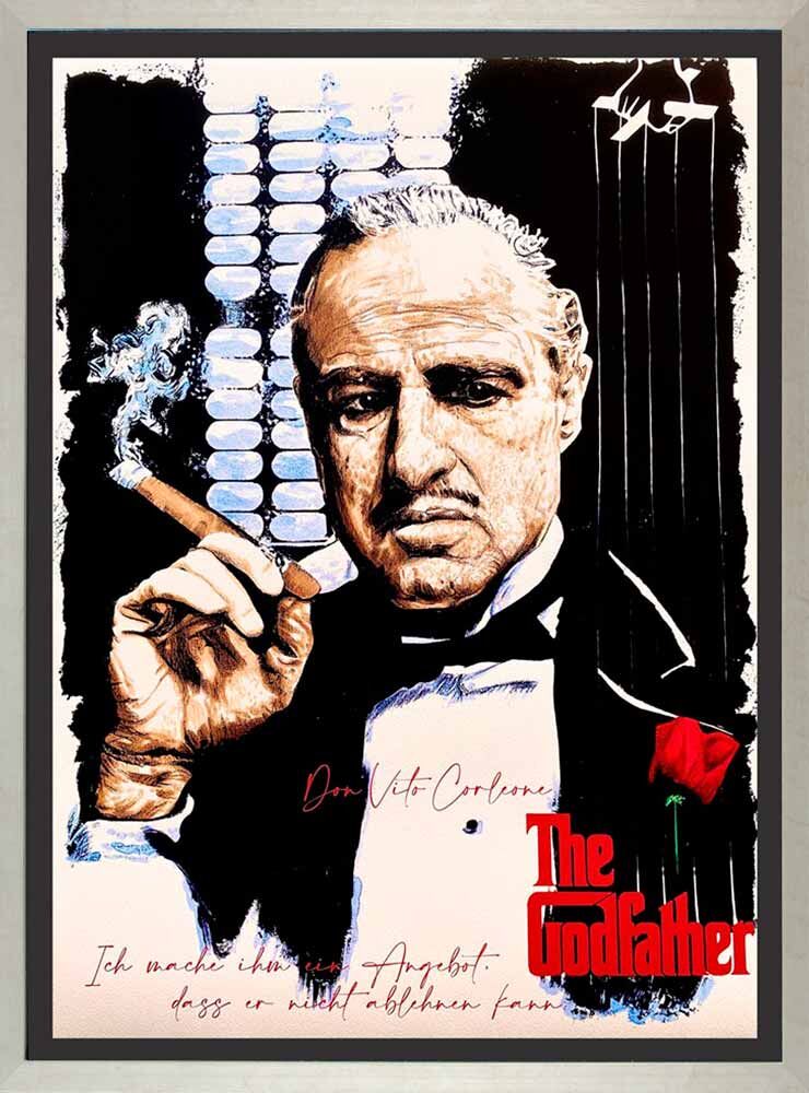 Thomas Jankowski Bilder - DER PATE - serielles Unikat - Original Mischtechnik