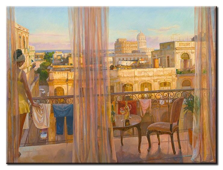 Bilder von Diego Santos. Über den Dächern von Havanna Diego Santos - Über den Dächern von Havanna-30 x 40 cm