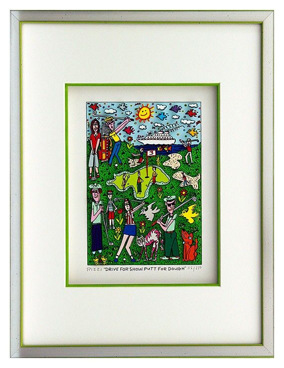 james-rizzi-drive-for-show-gerahmt-kunst-3d