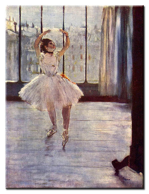Leinwandbild Edgar Degas - Tänzerin im Atelier Edgar Degas Bilder - Tänzerin im Atelier-40 x 50 cm