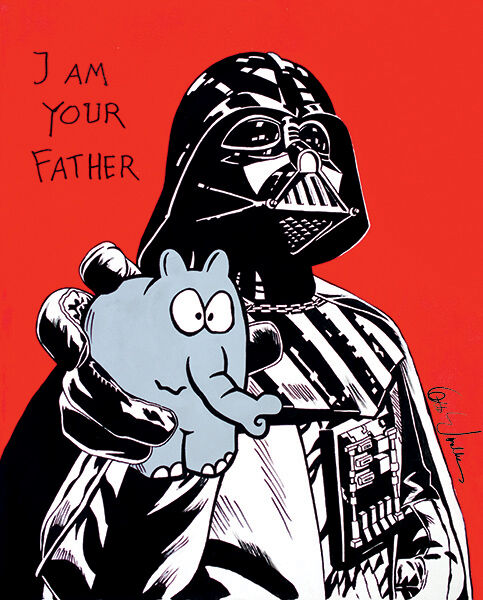 otto-waalkes-i-am-your-father-ungerahmt-darth-vader-star-wars-ottifant otto-waalkes-i-am-your-father-ungerahmt-darth-vader-star-wars-ottifant