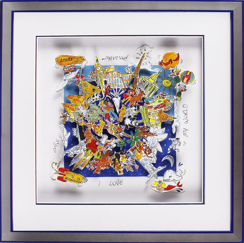 paolo-randazzo-i-love-my-world-gerahmt-kunst-3d paolo-randazzo-i-love-my-world-gerahmt-kunst-3d