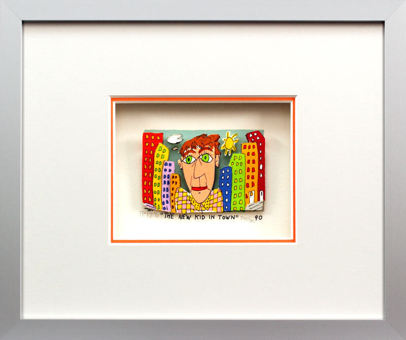 james-rizzi-the-new-kid-in-town-alu-gerahmt james-rizzi-the-new-kid-in-town-alu-gerahmt