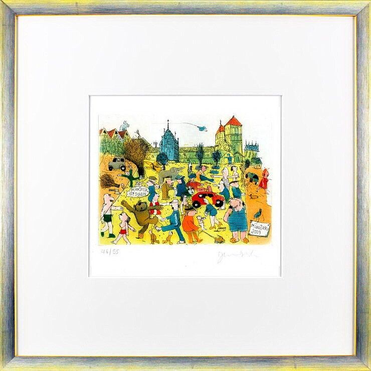 janosch-muenster-ist-schoen-gerahmt-kunst-radierung janosch-muenster-ist-schoen-gerahmt-kunst-radierung