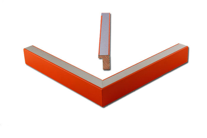 Bilderrahmen Silber-Orange - Realität ist nur eine Illusion