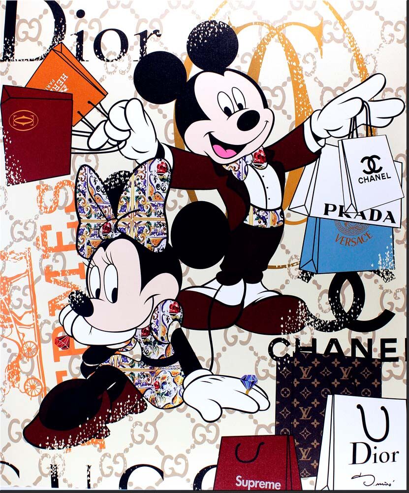s-miro-luxury-minnie-mickey-gemaelde-unikat s-miro-luxury-minnie-mickey-gemaelde-unikat