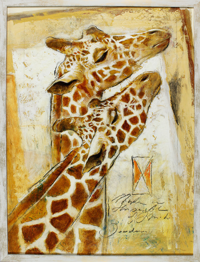 joadoor-giraffen-mischtechnik joadoor-giraffen-mischtechnik