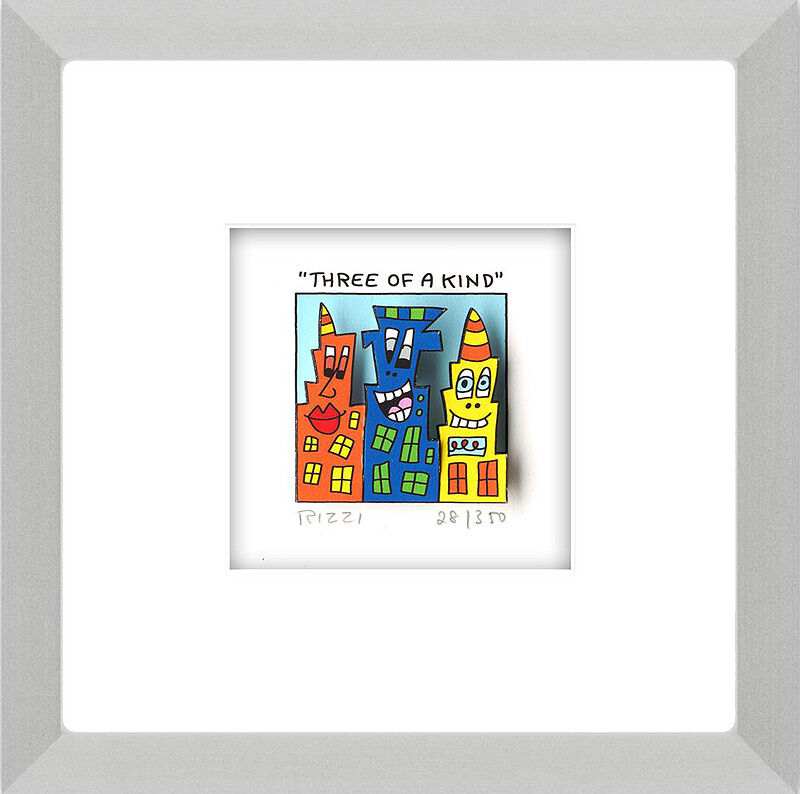 james-rizzi-three-of-a-kind-gerahmt-aluminium-silber james-rizzi-three-of-a-kind-gerahmt-aluminium-silber