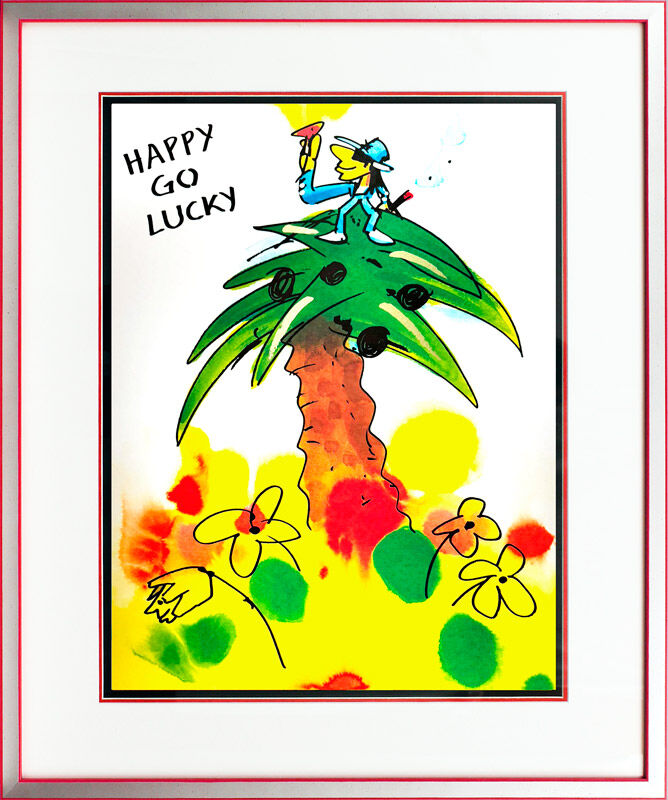 udo-lindenberg-happy-go-lucky-silber-rot-gerahmt udo-lindenberg-happy-go-lucky-silber-rot-gerahmt