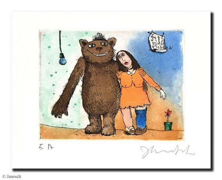 janosch-der-strumpf-ungerahmt-kunst-radierung janosch-der-strumpf-ungerahmt-kunst-radierung