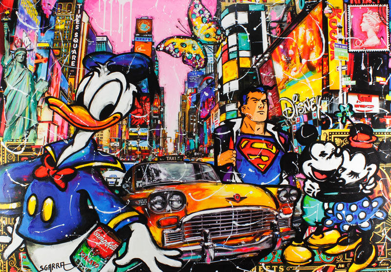 robert-sgarra-superman-and-donuld-duck robert-sgarra-superman-and-donuld-duck