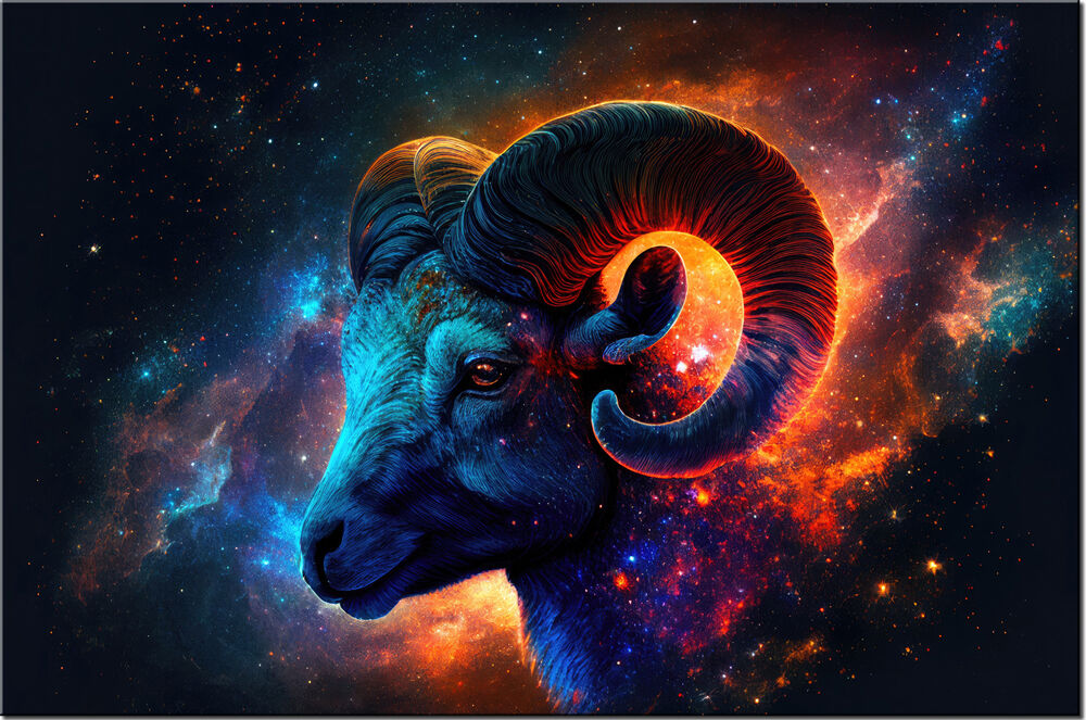 leinwandbild-sternzeichen-widder