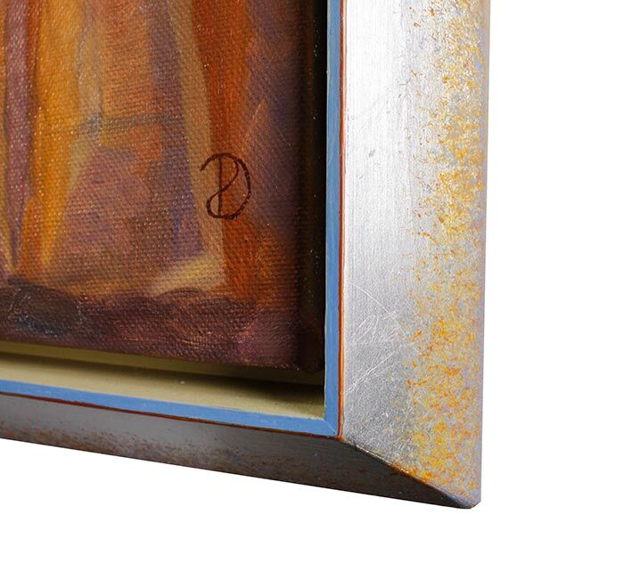 SCHATTENFUGENRAHMEN für Diego Santos - ÜBER DEN DÄCHERN VON HAVANNA