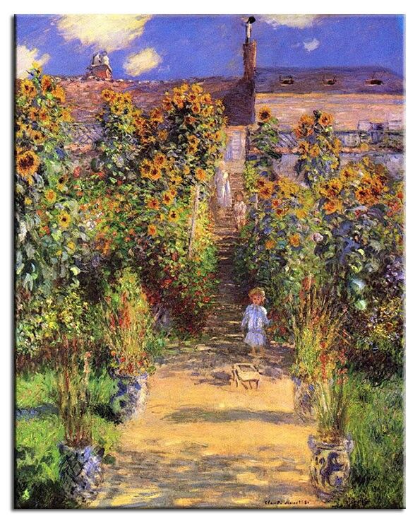 Claude Monet Bilder - Im Garten des Künstlers