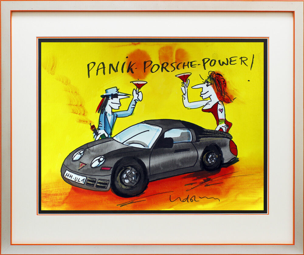 udo-lindenberg-unikat-porsche-gerahmt-silber-orange udo-lindenberg-unikat-porsche-gerahmt-silber-orange