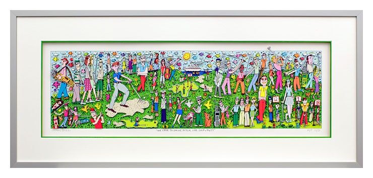 james-rizzi-we-love-to-drive-pitch-lob-chip-gerahmt-kunst-3d james-rizzi-we-love-to-drive-pitch-lob-chip-gerahmt-kunst-3d